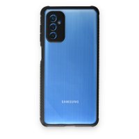Newface Samsung Galaxy M52 5G Kılıf Miami Şeffaf Silikon - Siyah