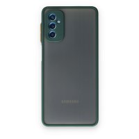 Newface Samsung Galaxy M52 5G Kılıf Montreal Silikon Kapak - Yeşil