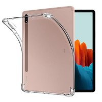 Newface Samsung Galaxy X800 Tab S8 Plus 12.4 Kılıf Anti Şeffaf Tablet Silikon - Şeffaf