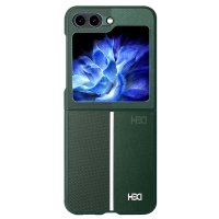 HDD Samsung Galaxy Z Flip 5 Kılıf HBC-155 Lizbon Kapak - Koyu Yeşil