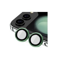 Newface Samsung Galaxy Z Flip 5 Valdez Metal Kamera Lens - Koyu Yeşil