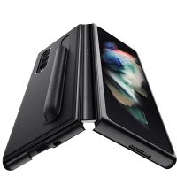 Newface Samsung Galaxy Z Fold 3 Kılıf Fold Kapak - Siyah