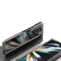 Newface Samsung Galaxy Z Fold 4 Kılıf Fold TPU Silikon - Şeffaf