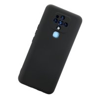 Newface Tecno Camon 16 Kılıf Nano içi Kadife Silikon - Siyah