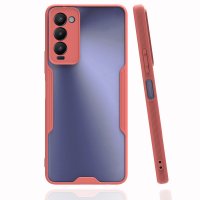 Newface Tecno Camon 18P Kılıf Platin Silikon - Pembe