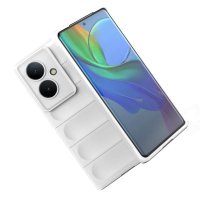 Newface Vivo V29 Lite Kılıf Optimum Silikon - Krem