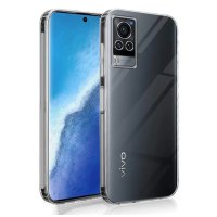 Newface Vivo V30 5G Kılıf Lüx Şeffaf Silikon