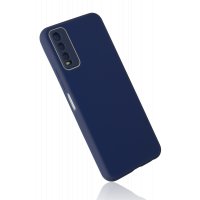 Newface Vivo Y20 Kılıf Glass Kapak - Lacivert