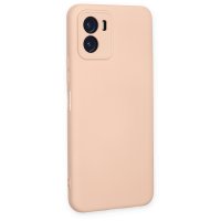 Newface Vivo Y15S Kılıf Nano içi Kadife Silikon - Pudra