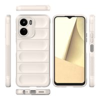 Newface Vivo Y16 Kılıf Optimum Silikon - Krem