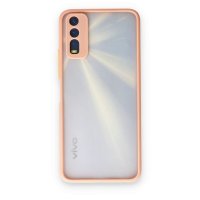 Newface Vivo Y20 Kılıf Montreal Silikon Kapak - Pembe