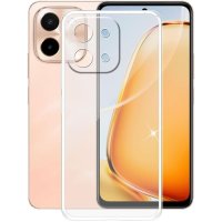 Newface Vivo Y28 Kılıf Lüx Şeffaf Silikon