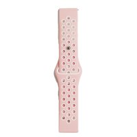 Newface Watch 20mm Spor Delikli Kordon - Pembe-Beyaz