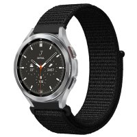 Newface Watch 22mm Hasırlı Cırtcırtlı Kordon - Siyah