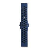 Newface Watch 22mm Spor Delikli Kordon - Lacivert-Siyah