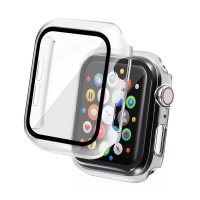 Newface Apple Watch 45mm Camlı Kasa Ekran Koruyucu - Şeffaf