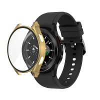 Newface Watch 4 44mm Wall Camlı Kasa Ekran Koruyucu - Gold