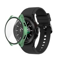 Newface Watch 4 44mm Wall Camlı Kasa Ekran Koruyucu - Koyu Yeşil