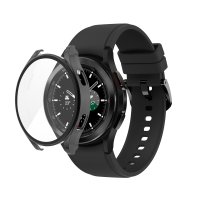 Newface Watch 4 44mm Wall Camlı Kasa Ekran Koruyucu - Siyah