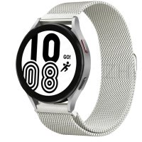 Newface Samsung Galaxy Watch 4 Metal Mıknatıslı Kordon - Gümüş