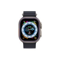 Newface Apple Watch Ultra 49mm Alüminyum Kasa Cam Ekran Koruyucu - Mor