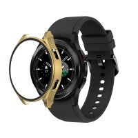 Newface Watch 5 Pro 45mm Wall Camlı Kasa Ekran Koruyucu - Gold