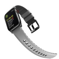 Uniq Watch Ultra 49mm Linus Airosoft Silikon Kılıf - Gri