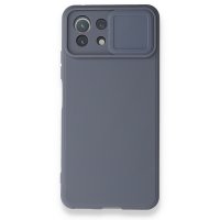 Newface Xiaomi Mİ 11 Lite Kılıf Color Lens Silikon - Gri