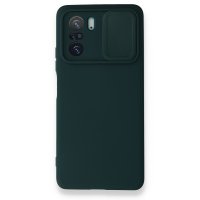 Newface Xiaomi Mi 11i Kılıf Color Lens Silikon - Yeşil