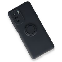 Newface Xiaomi Mi 11i Kılıf Viktor Yüzüklü Silikon - Lacivert