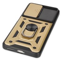 Newface Xiaomi Mi 11T Pro Kılıf Pars Lens Yüzüklü Silikon - Gold