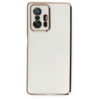 Newface Xiaomi Mi 11T Pro Kılıf Volet Silikon - Beyaz