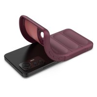 Newface Xiaomi Mi 12 Lite Kılıf Optimum Silikon - Bordo