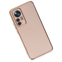 Newface Xiaomi Mi 12T Pro Kılıf Volet Silikon - Pembe