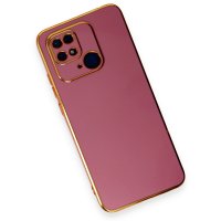 Newface Xiaomi Poco C40 Kılıf Volet Silikon - Kırmızı