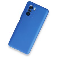 Newface Xiaomi Poco F3 Kılıf First Silikon - Mavi