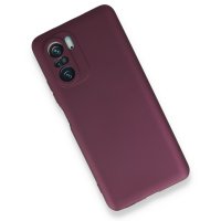 Newface Xiaomi Poco F3 Kılıf First Silikon - Mürdüm