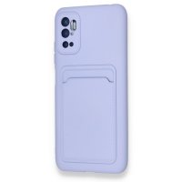 Newface Xiaomi Poco M3 Pro Kılıf Kelvin Kartvizitli Silikon - Lila