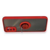 Newface Xiaomi Poco M3 Pro Kılıf Montreal Yüzüklü Silikon Kapak - Kırmızı