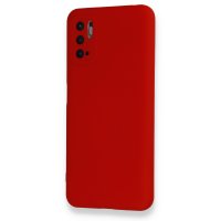 Newface Xiaomi Poco M3 Pro Kılıf Nano içi Kadife Silikon - Kırmızı