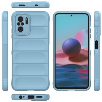 Newface Xiaomi Poco M5s Kılıf Optimum Silikon - Sky Blue