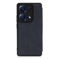 Newface Xiaomi Poco M6 Pro 4G Kılıf Flip Cover - Lacivert