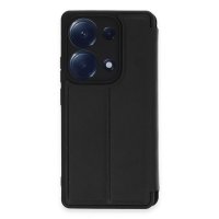 Newface Xiaomi Poco M6 Pro 4G Kılıf Flip Cover - Siyah