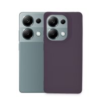 Newface Xiaomi Poco M6 Pro 4G Kılıf Petro Silikon - Lacivert
