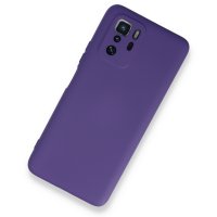 Newface Xiaomi Poco X3 GT Kılıf Nano içi Kadife Silikon - Mor