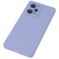 Newface Xiaomi Poco X5 5G Kılıf Nano içi Kadife Silikon - Lila