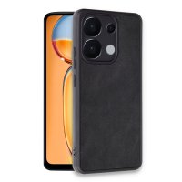 Newface Xiaomi Poco X6 Kılıf Aras Deri Kapak - Siyah