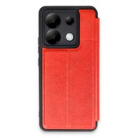 Newface Xiaomi Poco X6 Kılıf Flip Cover - Kırmızı