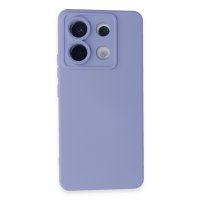 Newface Xiaomi Poco X6 Kılıf Nano içi Kadife Silikon - Lila