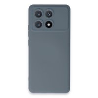 Newface Xiaomi Poco X6 Pro Kılıf Nano içi Kadife Silikon - Gri